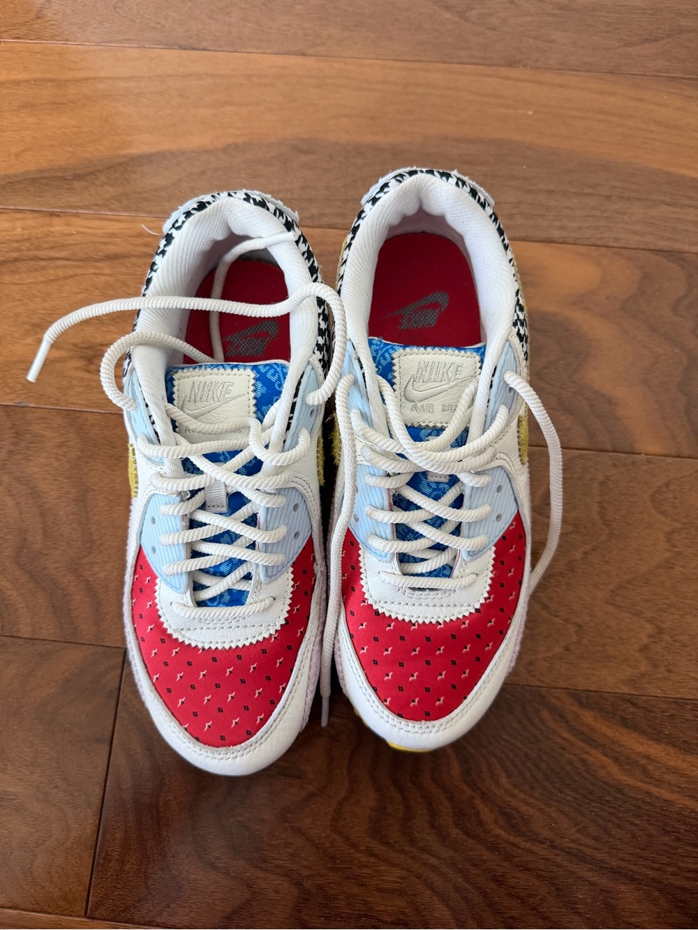 Nike Multicolor Air Max Sneakers - Red/Gold/Yellow/Pink/Blue/Black - Picture 3 of 6